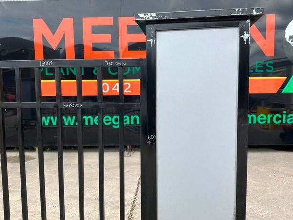 Unused 16ft Electric entrance gates & piers....... 390408532