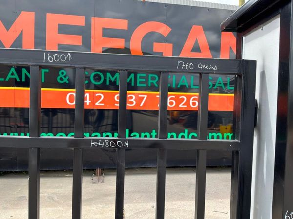 Unused 16ft Electric entrance gates & piers....... 390408536