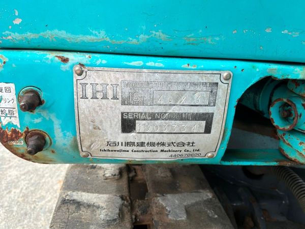 IHI is-4GX3  micro / mini digger ...929 hours..... 390605951