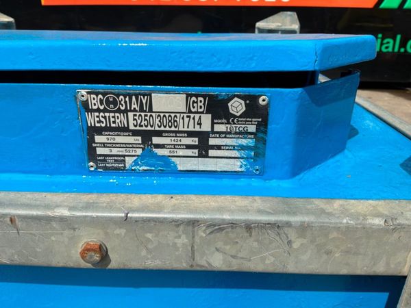 Western 950 litres  bunded fuel delivery cube951. 390864357