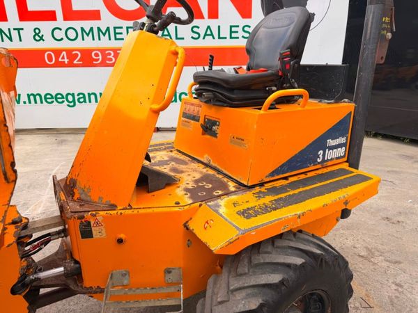 2018 THWAITES 3 TON DUMPER ...1,376 hours....822 391193922