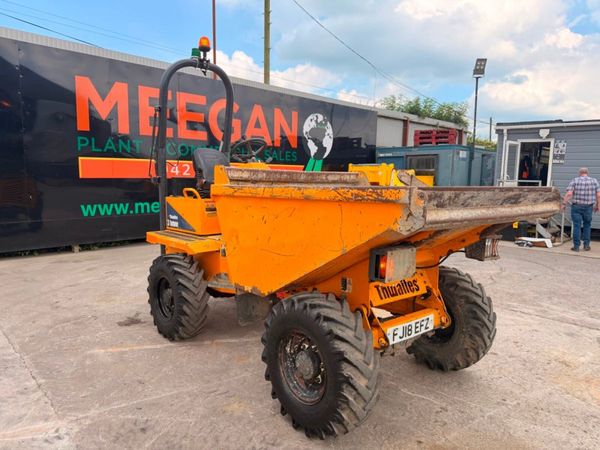 2018 THWAITES 3 TON DUMPER ...1,376 hours....822 391193926