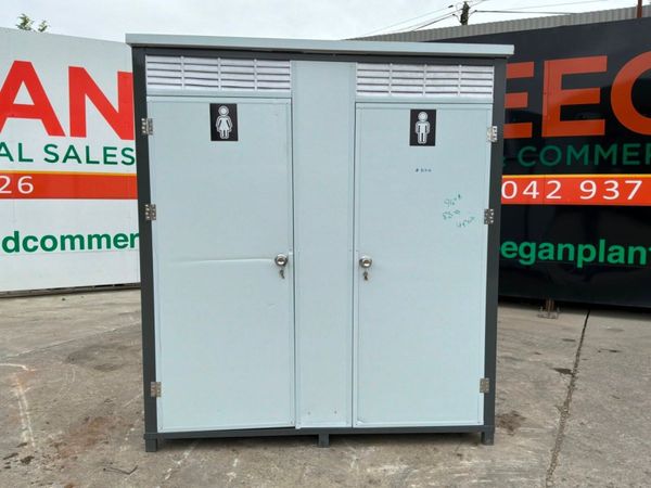 UNUSED DOUBLE TOILET CONTAINER CABIN....817m. 391209100