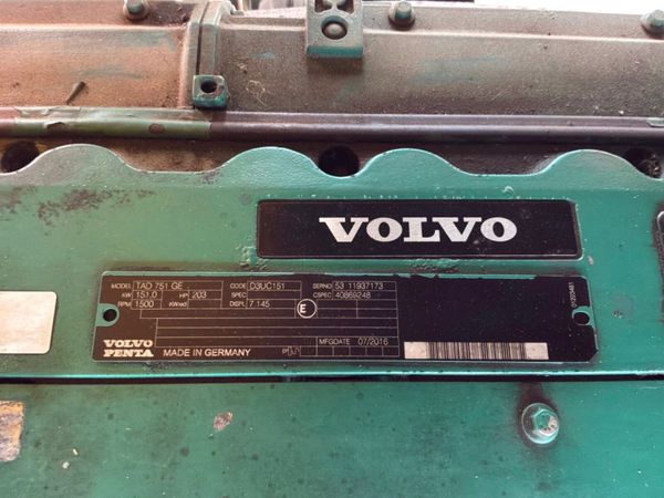 2016 Atlas Copco qas150 genset generator...150kva. 391543893