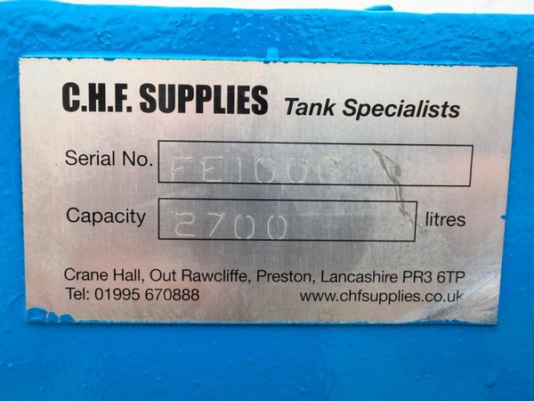 2700 litre fuel bowser diesel storage tank.....888 391501284