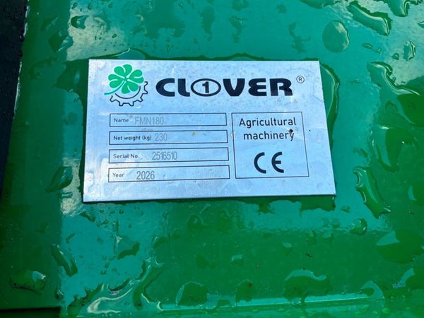 New / unused Clover FMN180 finishing mower.......5 391501200