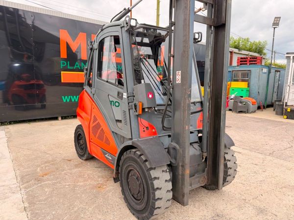 2015 LINDE 5 TON forklift .....full cab , fork pos 391688418