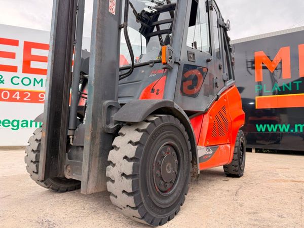 2015 LINDE 5 TON forklift .....full cab , fork pos 391688421