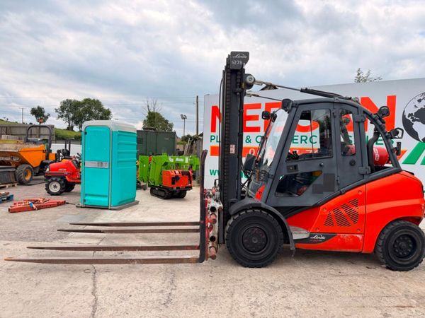 2015 LINDE 5 TON forklift .....full cab , fork pos 391688427