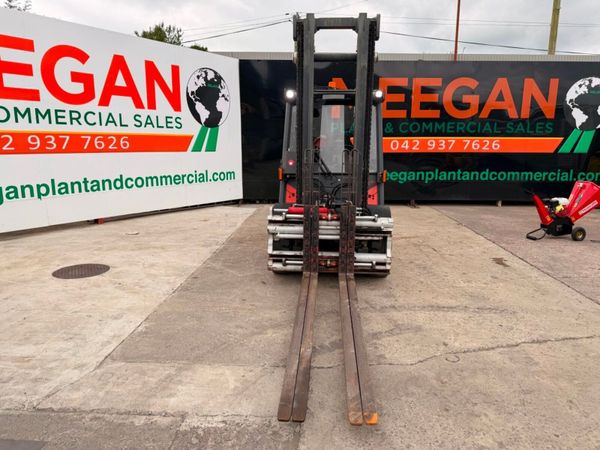 2015 LINDE 5 TON forklift .....full cab , fork pos 391688429