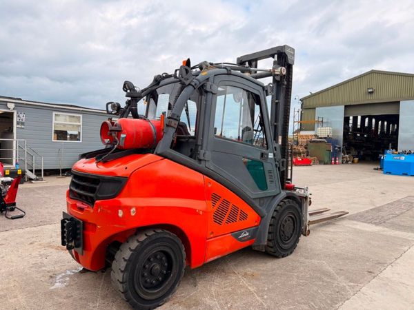 2015 LINDE 5 TON forklift .....full cab , fork pos 391688431
