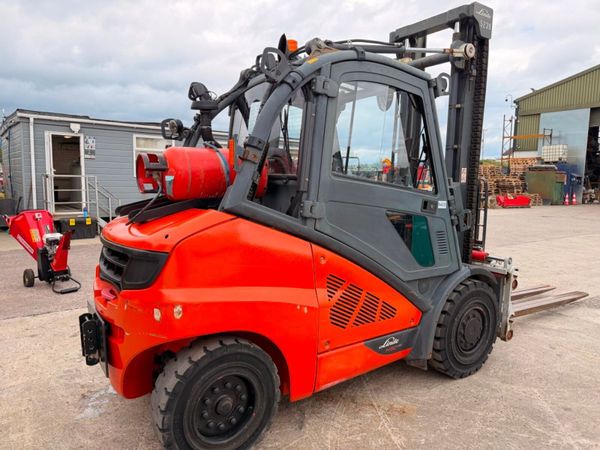 2015 LINDE 5 TON forklift .....full cab , fork pos 391688432