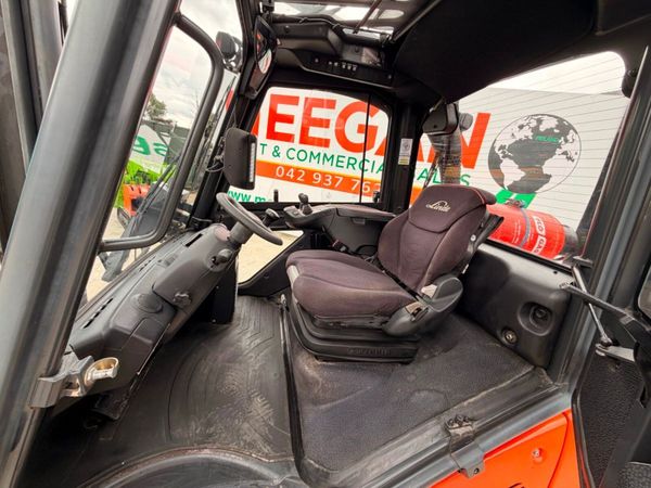 2015 LINDE 5 TON forklift .....full cab , fork pos 391688439