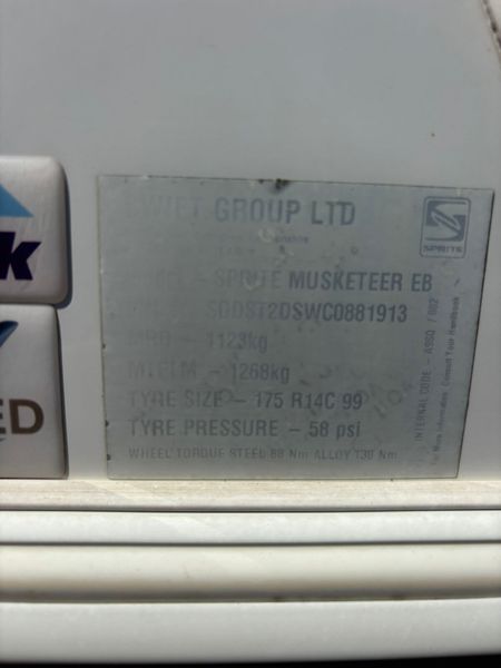 Sprite Muskateer 5 Berth Caravan 391627326