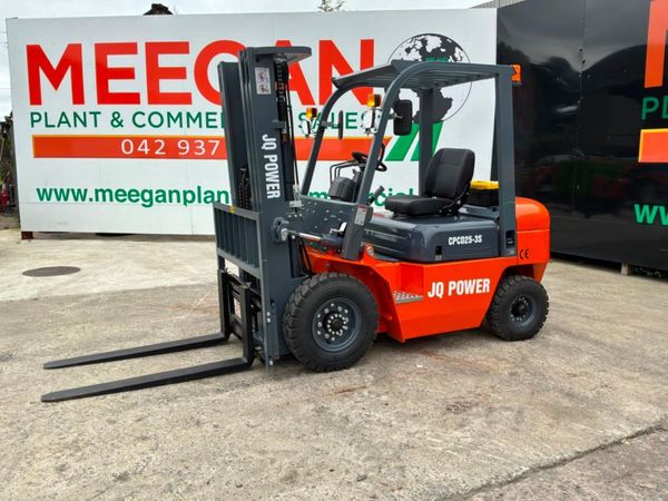 New / unused JQ Power 2.5 ton forklift..container 391701234