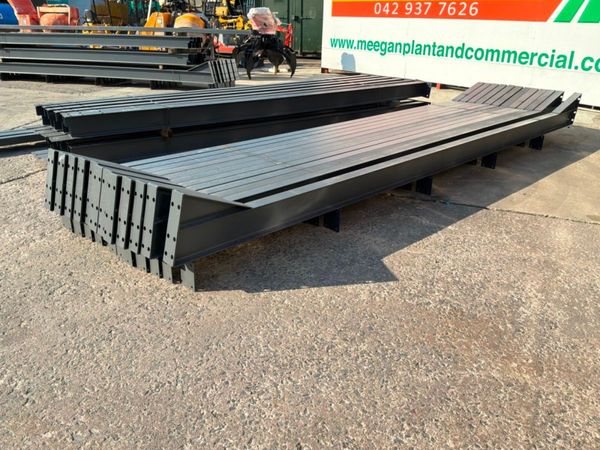 New / unused 100ft x 40ft x 17ft portal frame shed 392106746