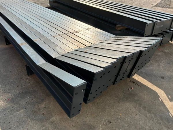 New / unused 100ft x 40ft x 17ft portal frame shed 392106750