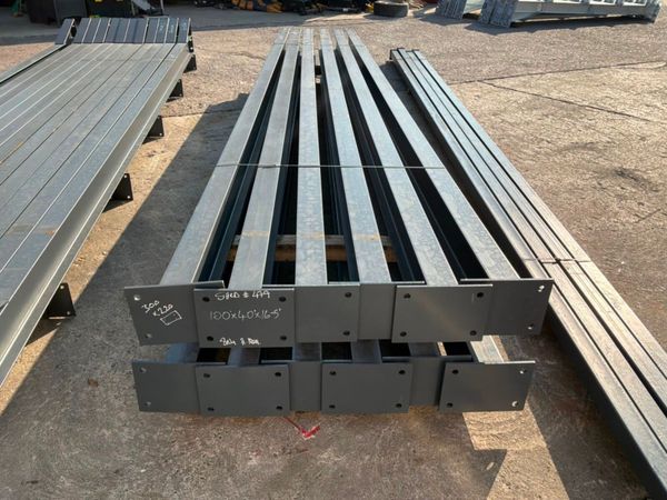 New / unused 100ft x 40ft x 17ft portal frame shed 392106752