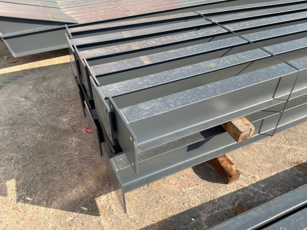 New / unused 100ft x 40ft x 17ft portal frame shed 392106755