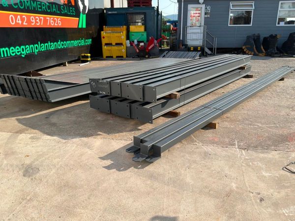 New / unused 100ft x 40ft x 17ft portal frame shed 392106759