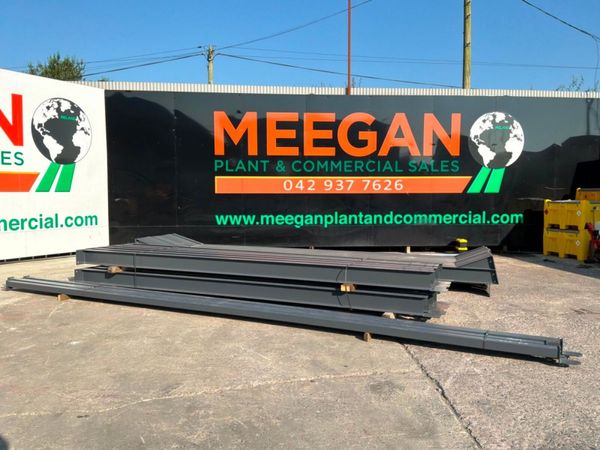 New / unused 100ft x 40ft x 17ft portal frame shed 392106760