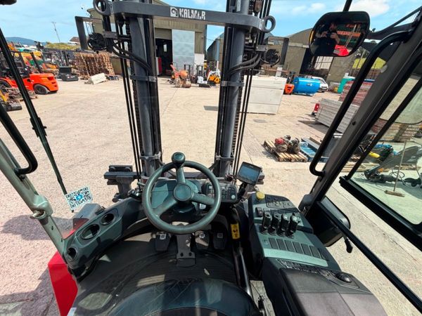 2018 KALMAR 6 TON forklift ...FULL CAB...8 FT FORK 392240956