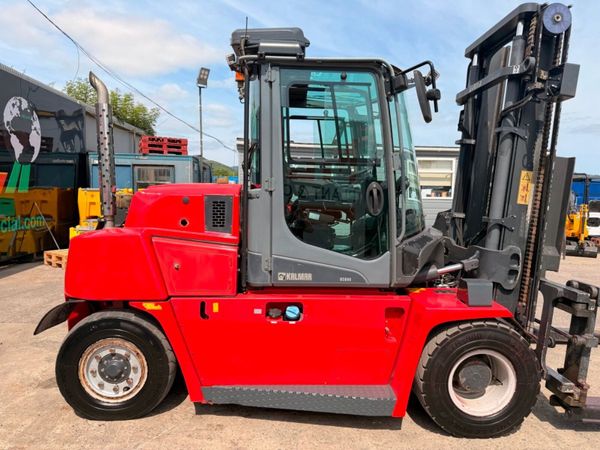 2018 KALMAR 6 TON forklift ...FULL CAB...8 FT FORK 392240902