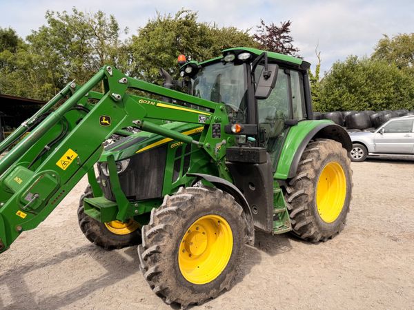 2022 John Deere 6100M & John Deere loader 392259502
