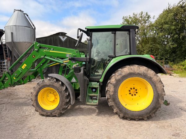 2022 John Deere 6100M & John Deere loader 392259503