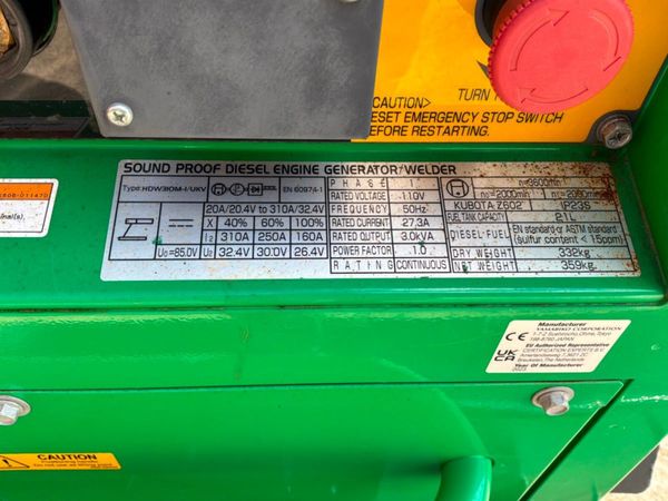 2023 Shindiawa 310 mobile welder / generator.....6 392379158