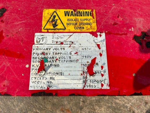 10 kva Site transformer / power supply boxes.....9 392745095