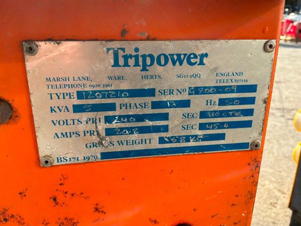 10 kva Site transformer / power supply boxes.....9 392745140