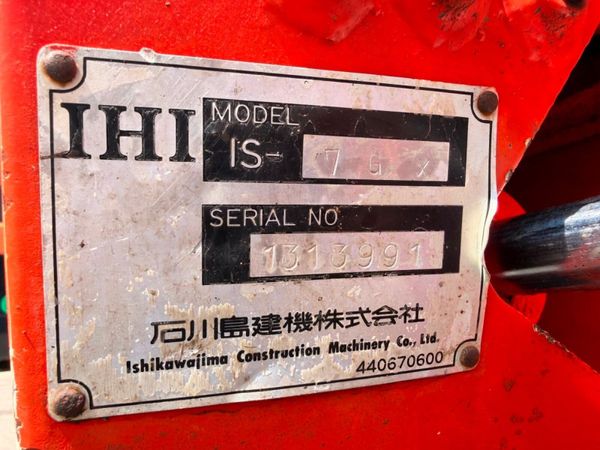 IHI is-7gx  micro mini digger .... 393071236
