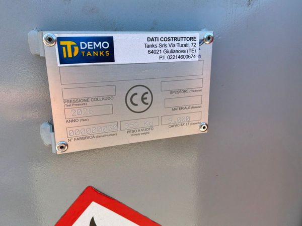 New bowser 9000 litre diesel storage / delivery ta 393185391