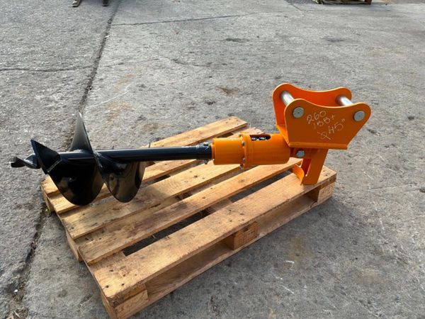 New / unused earth drill auger.....45mm pins...... 393219656