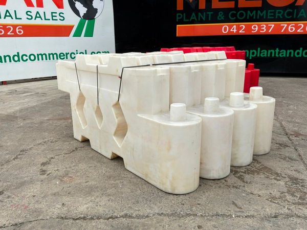 Bison barriers pvc road safety barriers. 393571539