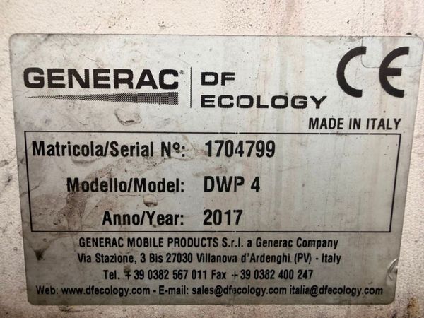 2017 Generac DWP 4 Diesel Water Pump...4,300 hours 393849702