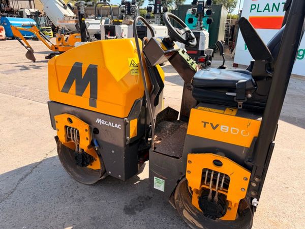 2022 Mecalac TV800 Twin Drum Roller ...633 hours 393837388