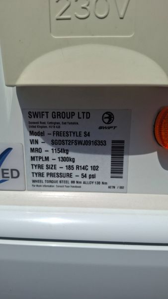 Swift Freestyle SE caravan 393991660