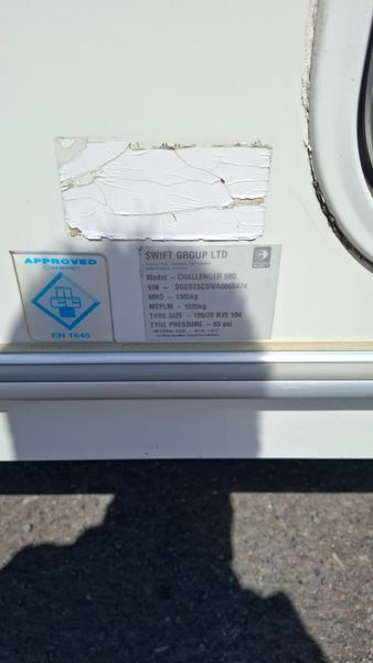 Swift Challenger Island Bed Caravan 394248272