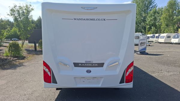 Elddis Rambler 554 End Bedroom 395194657