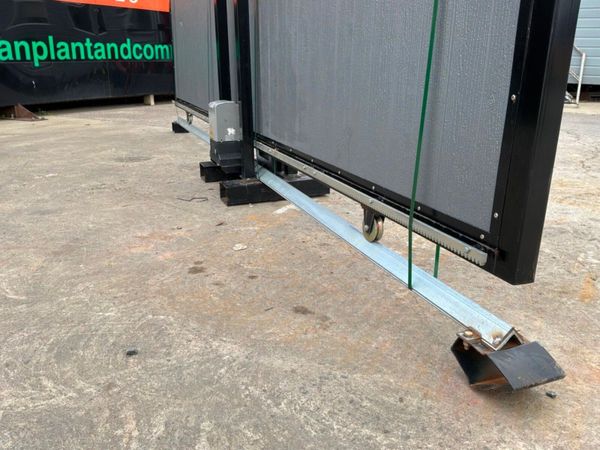 New / unused 16ft composite electric sliding gate. 395482360