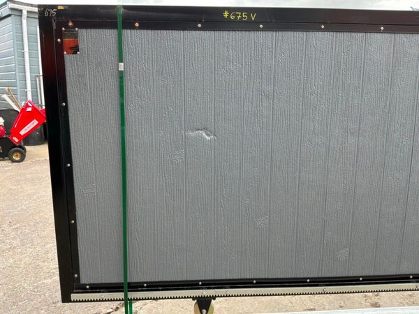 New / unused 16ft composite electric sliding gate. 395482366