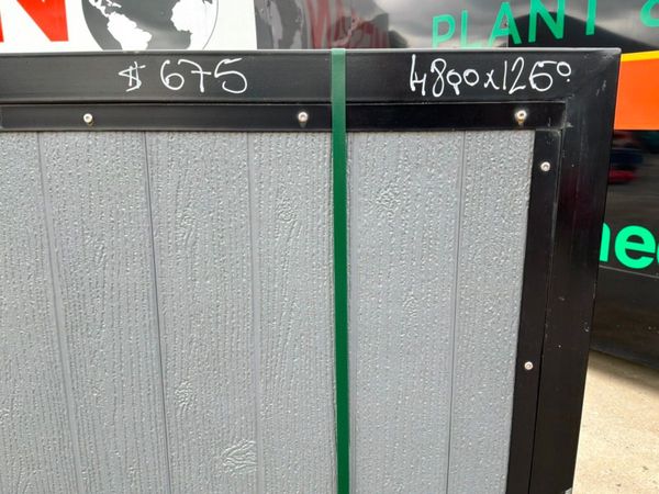 New / unused 16ft composite electric sliding gate. 395482371