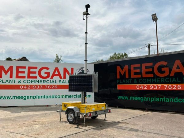 Bartco CCTV solar power tower platform / trailer.. 395433953