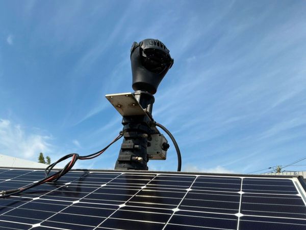 Solar power cctv surveillance tower / platform.. 395656611