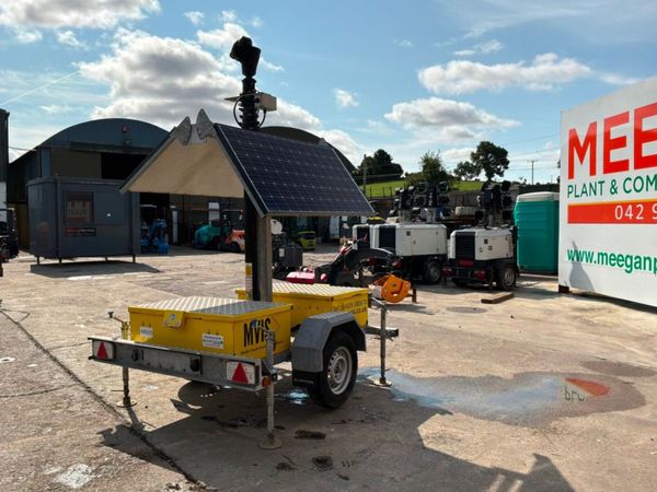 Solar power cctv surveillance tower / platform.. 395656626