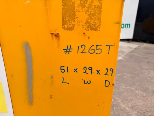 vanvault ....Site job lock tool box storage....126 395656722