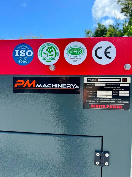 70kVA SILENT DIESEL GENERATOR – NEW / UNUSED, 5 of 12