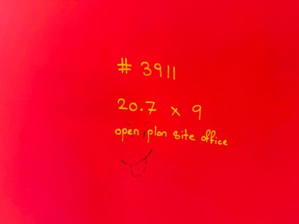 20 x 9 open plan site office....3911 395835777